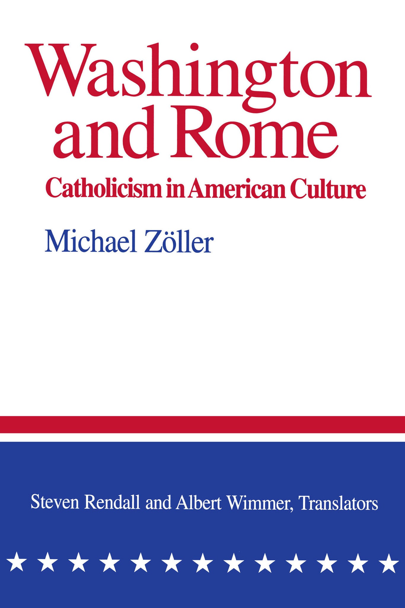 Cover image for Washington and Rome ISBN 9780268019532